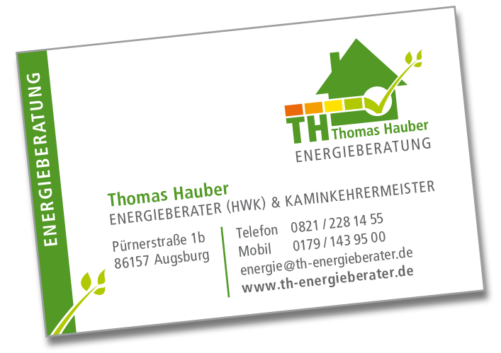 Visitenkarte Energieberater Thomas Hauber